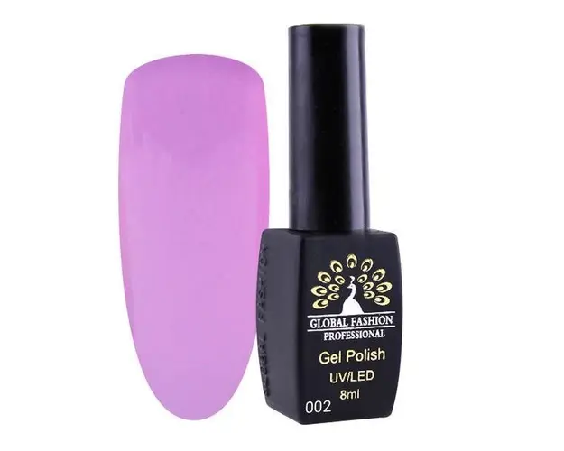 Oja semipermanenta, Global Fashion, London, 8 ml, Roz 02