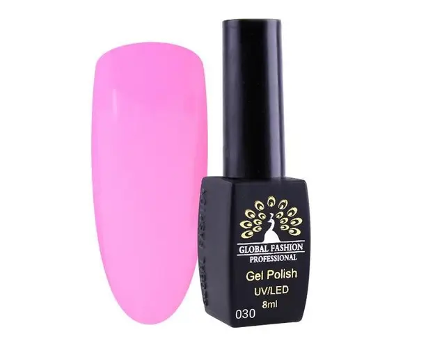Oja semipermanenta, Global Fashion, London 8 ml, Roz 30