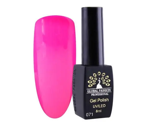 Oja semipermanenta, Global Fashion, London, 8 ml, Roz 71