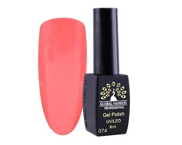 Oja semipermanenta, Global Fashion, London 8 ml, Roz 74