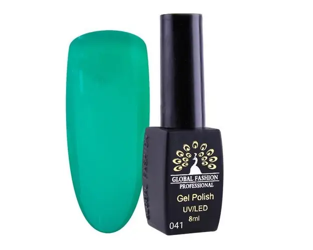 Oja semipermanenta, Global Fashion, London 8 ml, Verde 41