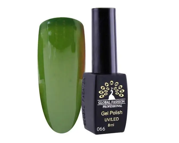 Oja semipermanenta, Global Fashion, London, 8 ml, Verde 66