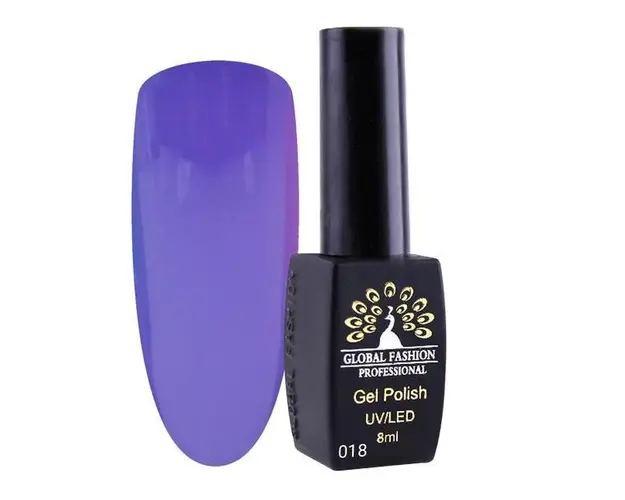 Oja semipermanenta, Global Fashion, London 8 ml, Violet 18