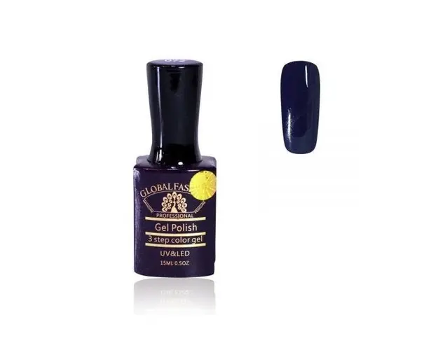 Oja semipermanenta, Global Fashion, Premium, 15 ml, Albastru 072