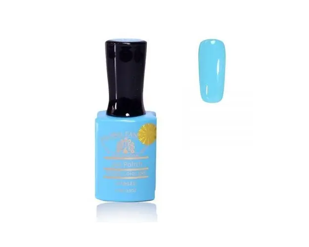 Oja semipermanenta, Global Fashion, Premium, 15 ml, Albastru 124