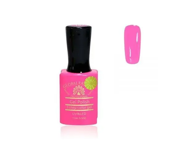 Oja semipermanenta, Global Fashion, Premium, 15 ml, Roz 157