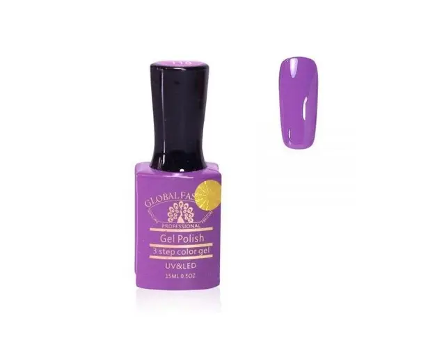 Oja semipermanenta, Global Fashion, Premium, 15 ml, Violet 118