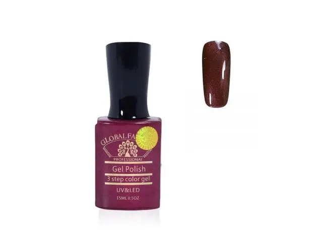 Oja semipermanenta, Global Fashion, Premium, 15ml, Maro 006