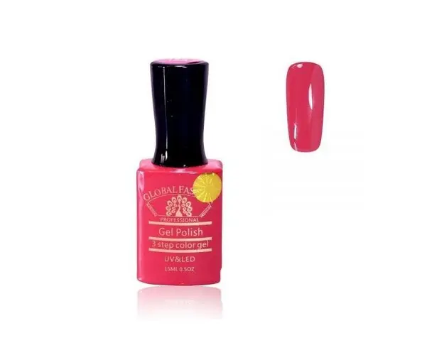 Oja semipermanenta, Global Fashion, Premium, 15ml, Rosu 154