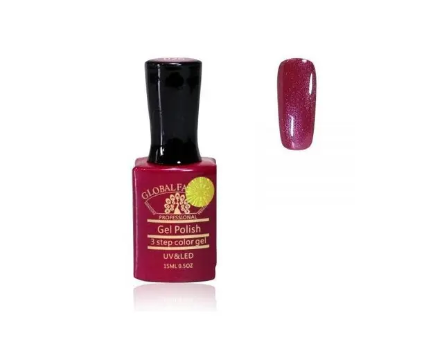 Oja semipermanenta, Global Fashion, Premium, 15ml, Roz violet 025