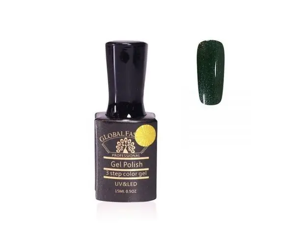 Oja semipermanenta, Global Fashion, Premium, 15ml, Verde 048