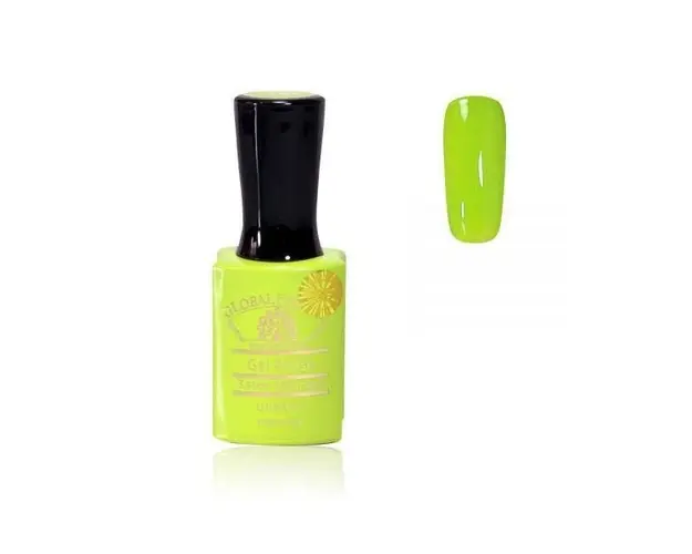 Oja semipermanenta, Global Fashion, Premium, 15ml, Verde neon 144