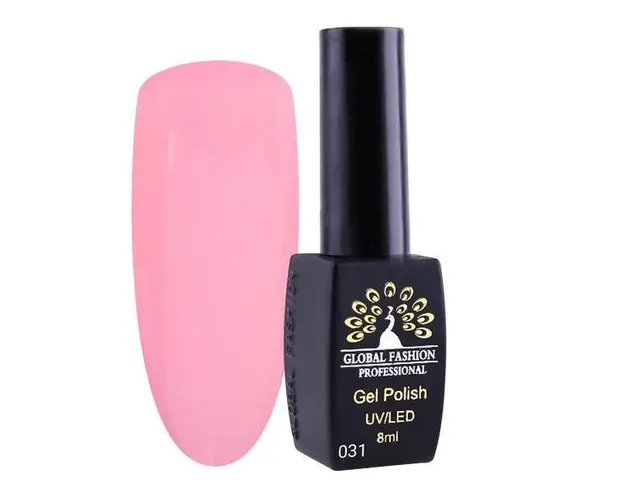 Oja semipermanenta, Global Fashion, London, 8 ml, Roz 31