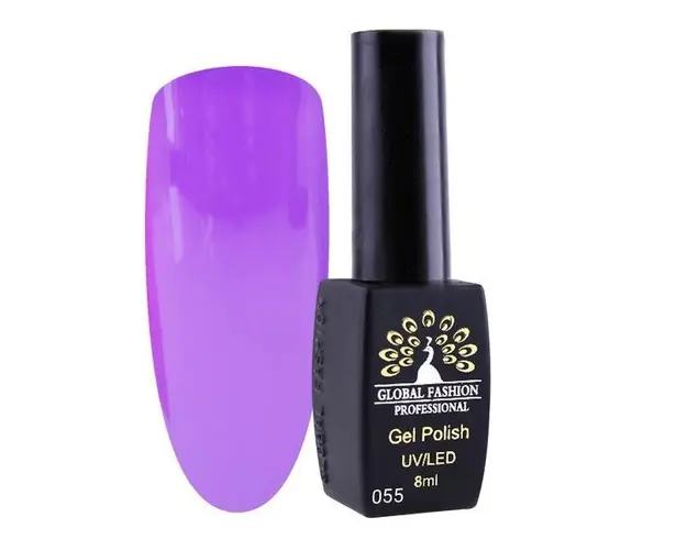 Oja semipermanenta, Global Fashion, London,8 ml, Violet 55