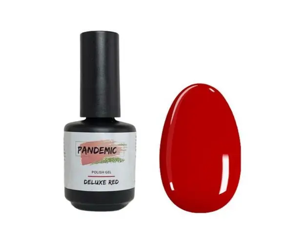 Oja Semipermanenta Polish Gel Deluxe Red-Rosu, 12 ml