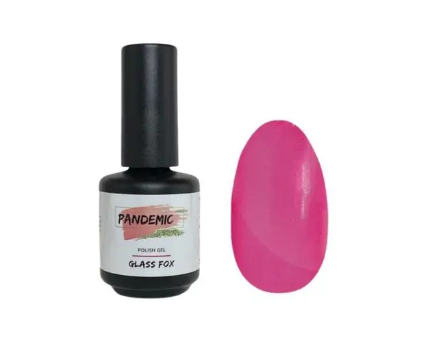 Oja Semipermanenta Polish Gel Glass Fox Roz Translucid, 12 ml