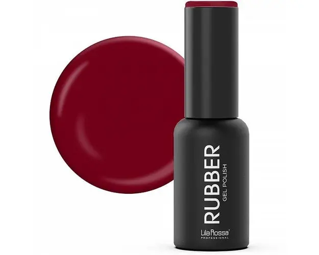 Oja Semipermanenta Rubber 017 Vivid Auburn Lucios Lila Rossa, 7 ml