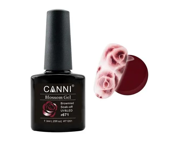 Oja Semipermanenta Soak Off Blossom Canni 671, 7.3 ml
