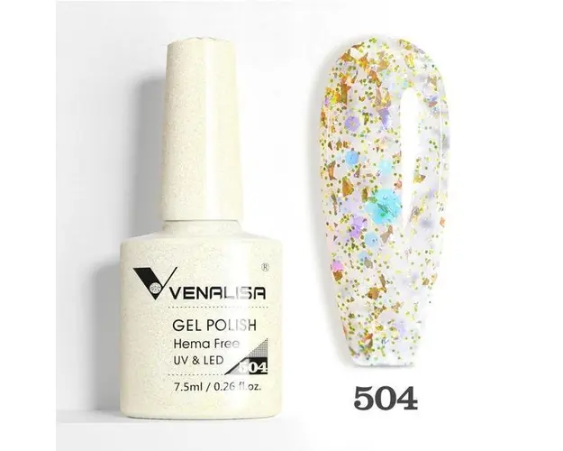 Oja semipermanenta Venalisa VIP5 Hema-Free 504, 7.5 ml