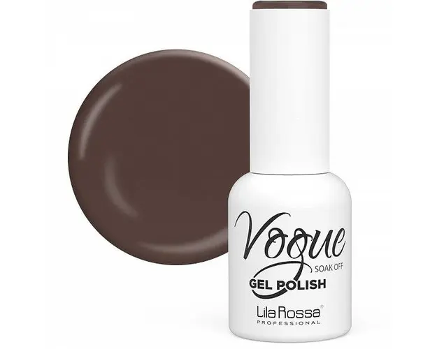 Oja Semipermanenta Vogue 025 Hot Chocolate Lucios Lila Rossa, 10 ml