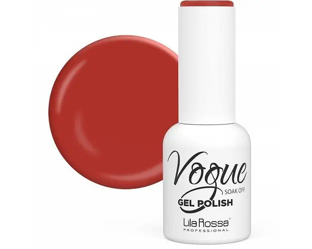 Oja Semipermanenta Vogue 032 Scarlet Lucios Lila Rossa, 10 ml