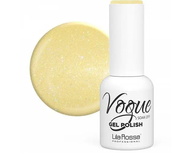 Oja Semipermanenta Vogue 056 Sunlight Sclipici Lila Rossa, 10 ml