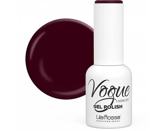Oja Semipermanenta Vogue 087 Maroon Lucios Lila Rossa, 10 ml