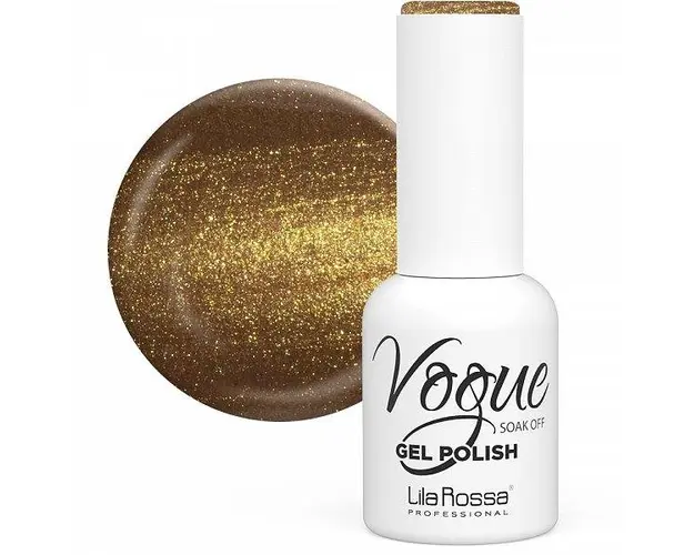 Oja Semipermanenta Vogue 116 Gold Coins Sidefat Lila Rossa, 10 ml