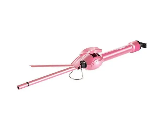 Ondulator Par Profesional Marske Turmaline Ceramic Bucle Afro, 30W Display LCD, Barbie Pink