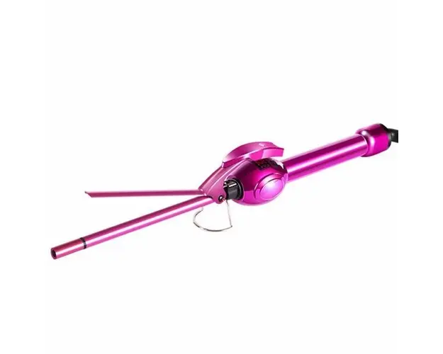 Ondulator Par Profesional Ultra-Slim, TotulPerfect Turmaline Ceramic Bucle Afro, 30W Display LCD, Deep Purple