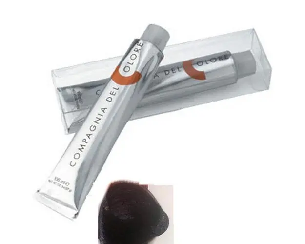 Vopsea Crema Permanenta Compagnia del Colore, nuanta Castano Chiaro Naturale Caldo 5.03, 100 ml