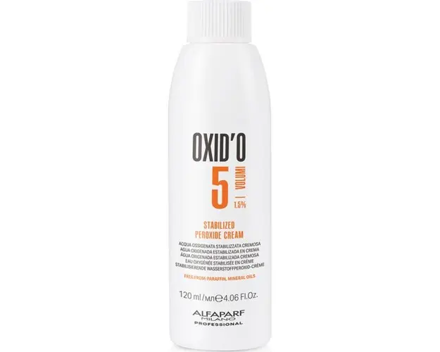 Oxidant Crema 1.5% - Alfaparf Milano Oxid'O 5 Volumi 1.5% Stabilized Peroxide Cream,120 ml