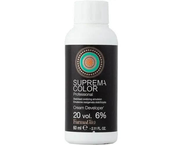 Oxidant Permanent 20 vol. 6% - FarmaVita Suprema Color Professional Cream Developer 20 vol. 6%, 60 ml