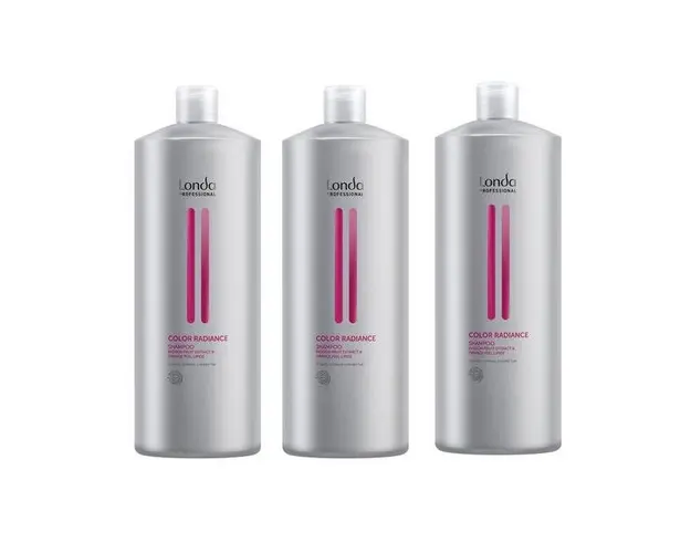 Pachet 3 x Sampon pentru Par Vopsit - Londa Professional Color Radiance Shampoo 1000 ml