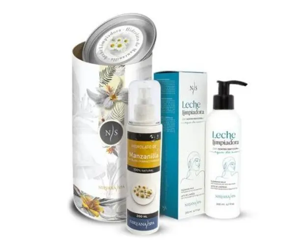 Pachet ingrijire faciala, Lapte demachiant 200 ml + Hidrolat de musetel 200 ml
