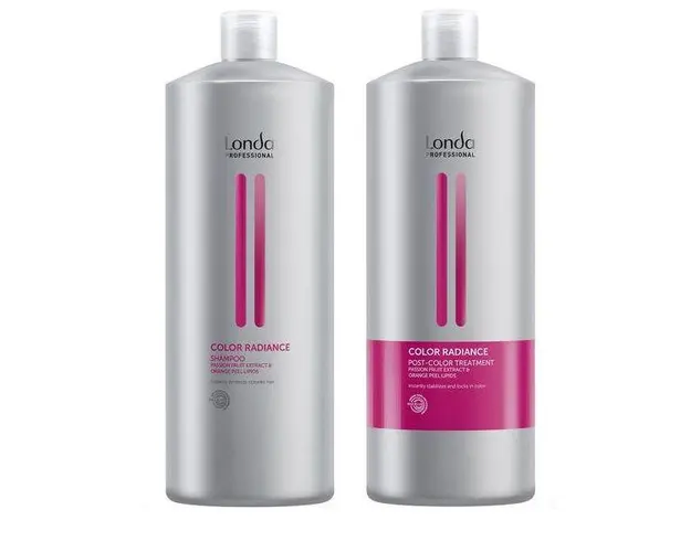 Pachet pentru Par Vopsit - Londa Professional Color Radiance: Sampon 1000 ml, Tratament 1000 ml