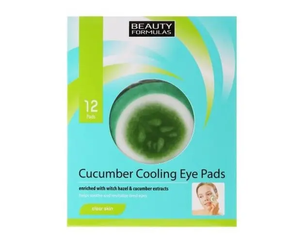 Paduri Racoritoare pentru Ochi cu Extract de Castravete Drammock, 12 buc 
