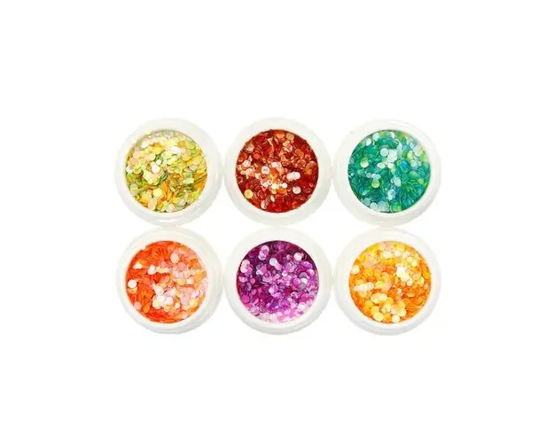Paiete unghii rotunde set 6 buc