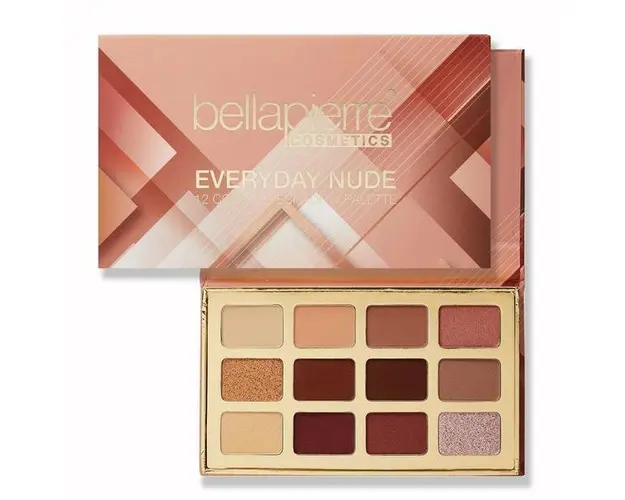 Paleta 12 farduri - Everyday Nude Bellapierre, 25 g