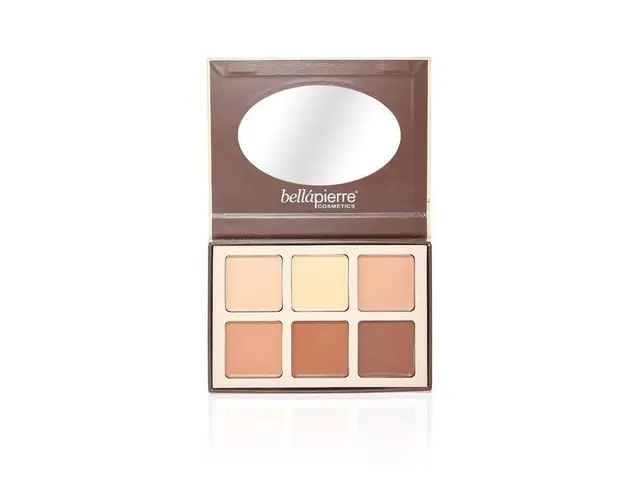 Paleta contur si iluminare Contour&amp;Highlight Cream Palette - BellaPierre