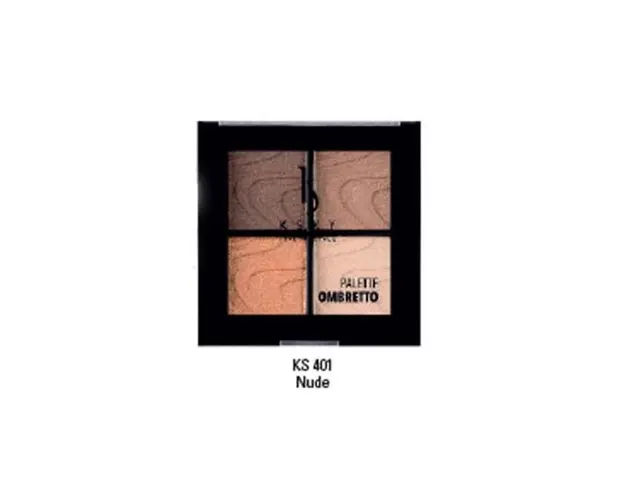 Paleta de Farduri cu Patru Culori KS4P - Palette Ombretto, Nuanta KS 401 Nude, KSky, 8 g