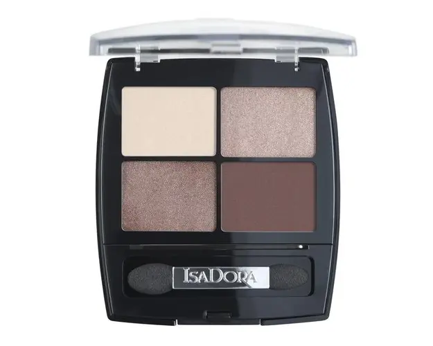 Paleta de Farduri - Eye Shadow Quartet Isadora 5 g, nuanta 51 Cappuccino