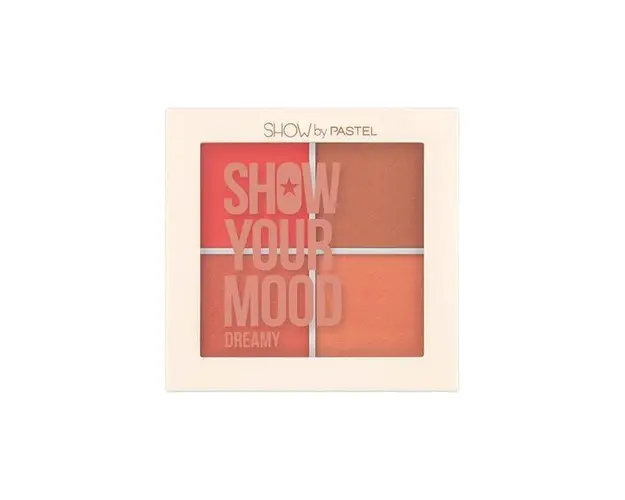 Paleta fard de obraz show your mood dreamy Pastel, 4x4.3 g