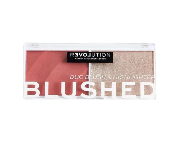 Paleta Farduri de Obraz - Makeup Revolution Relove Colour Play Blushed Duo, Cute, 1 buc