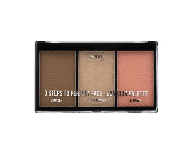 Paleta pentru conturarea fetei Wibo 3 steps NEW, 10 g