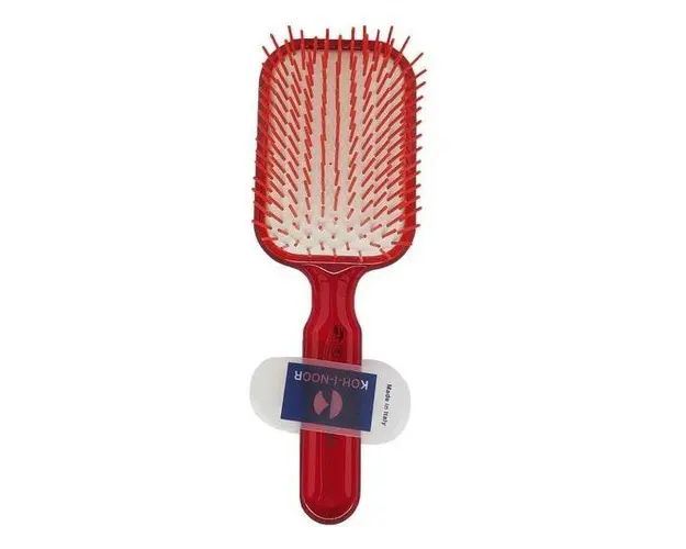 Paleta pneumatica rosie cu peri cilindrici din plastic, Koh-I-Noor, 7105R