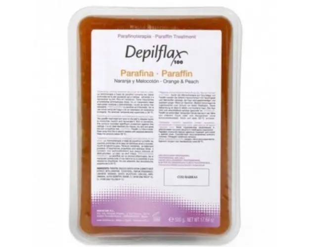 Parafina cu portocale si piersici Depilflax, 500 g