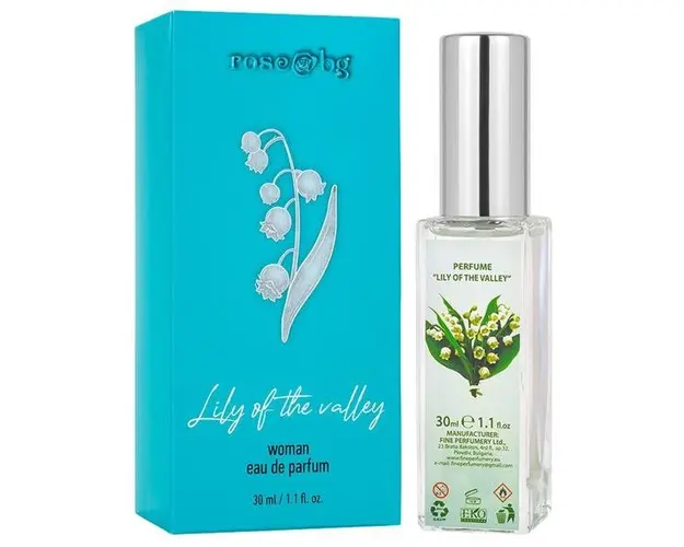 Parfum Original de Dama cu Aroma de Lacrimioare "Lily of the Valley", Fine Perfumery, 30 ml
