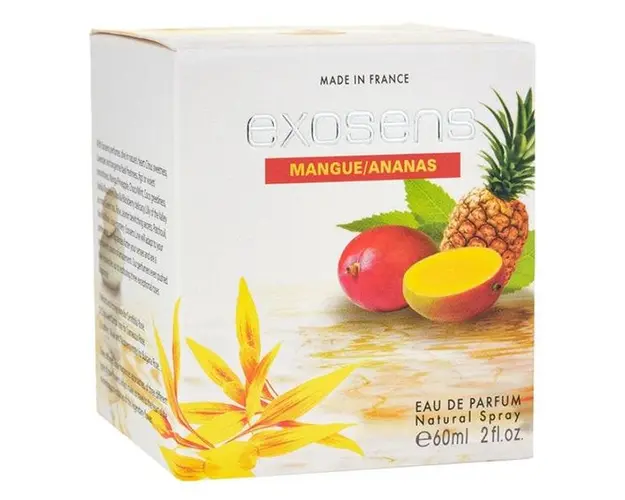 Parfum Original de Dama Exosens cu Mango si Ananas, Mareleva, 60 ml