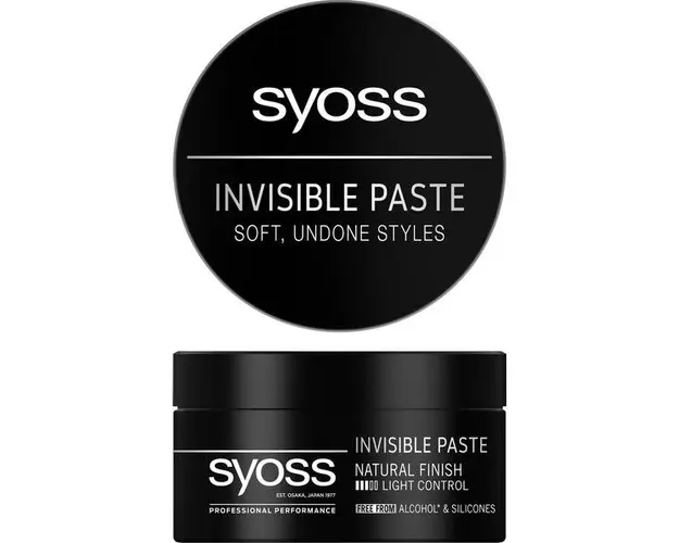 Pasta Modelatoare pentru Par- Syoss Professional Performance Invisible Paste Natural Finish Light Control, 100 ml